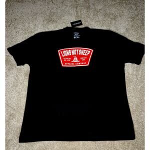 Lions Not‎ Sheep Black Box Limited Edition t-shirt. NEW xxxl 3XL